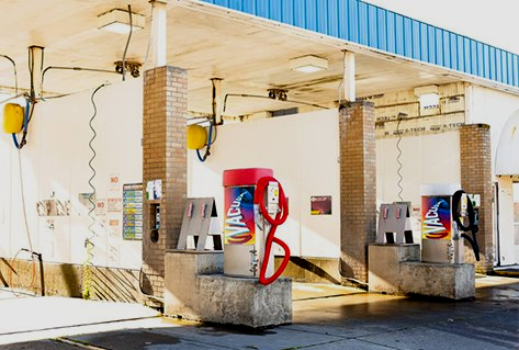 gas station